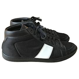 Saint Laurent-SAINT LAURENT  Trainers T.eu 41 Leather-Black