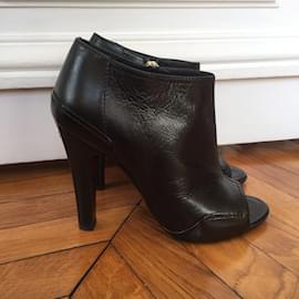 Chanel-CHANEL  Ankle boots T.eu 36 Leather-Black