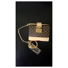Louis Vuitton-porta-chaves, Louis Vuitton bag jóias-Marrom