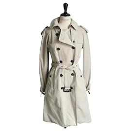 Burberry-BURBERRY Trench coat coton beige jacket T40 FR-Beige