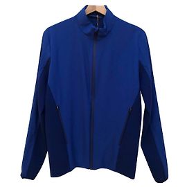 Loro Piana Herren XS Team Europe Ryder Cup Pullover mit durchgehendem Reißverschluss Blau