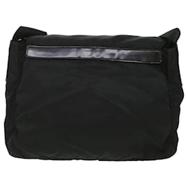 Prada-PRADA Shoulder Bag Nylon Black Auth tb469-Black