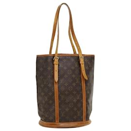 Louis Vuitton-LOUIS VUITTON Monogram Bucket GM Shoulder Bag M42236 LV Auth 37039-Other
