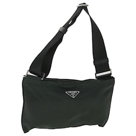 Prada-PRADA Shoulder Bag Nylon Green Auth ar8920-Green