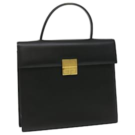 Givenchy-Bolsa de ombro GIVENCHY de couro 2maneira Black Auth am3821-Preto
