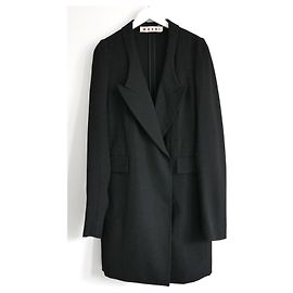 Marni 2011 Schwarzlichtmantel Schwarz