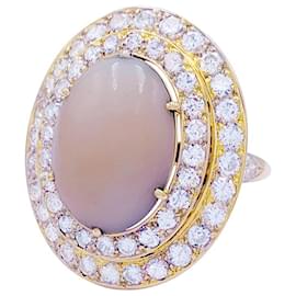 Autre Marque-Ring M.Gerard coral, diamants.-Other