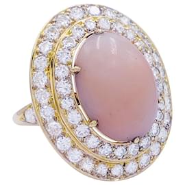 Autre Marque-Ring M.Gerard coral, diamants.-Other