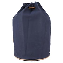Hermès-Hermès Drawstring-Navy blue