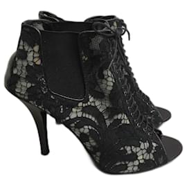 Givenchy-GIVENCHY  Ankle boots T.eu 38 cloth-Black