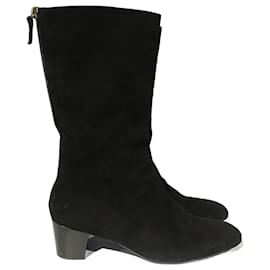 Balenciaga-BALENCIAGA  Boots T.eu 39 Suede-Black