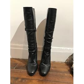 Burberry-BURBERRY  Boots T.eu 40 Leather-Black