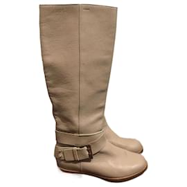 Chloé-CHLOE  Boots T.eu 36 Leather-Beige