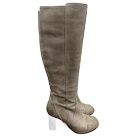 Chloé-CHLOE  Boots T.eu 36 Leather-Grey