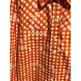 Courreges-COURREGES  Jackets T.International M Cotton-Orange