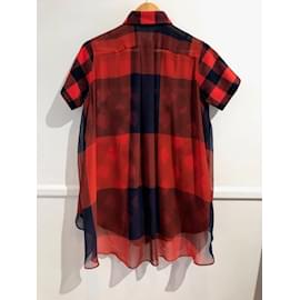 Sacai-SACAI Hauts T.International S Coton-Rouge