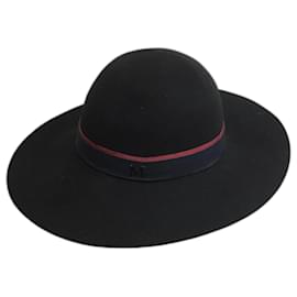 Maison Michel-MAISON MICHEL  Hats T.International M Wool-Black