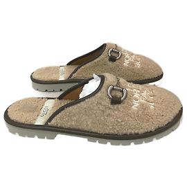 GUCCI  Mules & clogs T.eu 40.5 cloth Beige