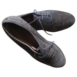Hermès Derbies suéde kaki Kaki