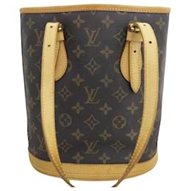Louis Vuitton-Louis Vuitton Bucket PM-Brown