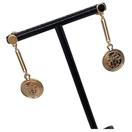 Hermès-Ex Libris danging 18k Rose Gold earrings box-Golden