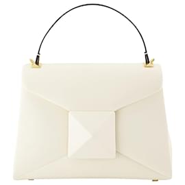 Valentino Garavani-One Stud Small Handbag - Valentino Garavani - Ivory - Leather-White
