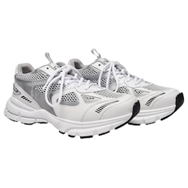 Autre Marque-Marathon Sneakers - Axel Arigato - White/Silver - Leather-Grey