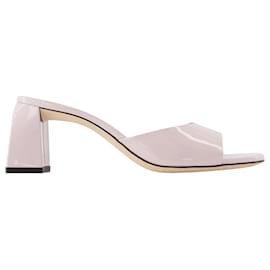 By Far-Romy Mule - By Far - Light Pink - Patent Leather-Pink