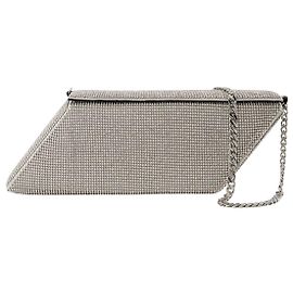 Donna Karan Tasche Parallelogramm - Kara - Weiß - Messing Weiß