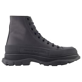 Alexander Mcqueen-Oversized Sneakers - Alexander Mcqueen - White - Leather-Grey