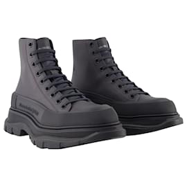 Alexander Mcqueen-Oversized Sneakers - Alexander Mcqueen - White - Leather-Grey