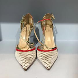 Christian Louboutin-CHRISTIAN LOUBOUTIN  Heels T.eu 37.5 Leather-Multiple colors