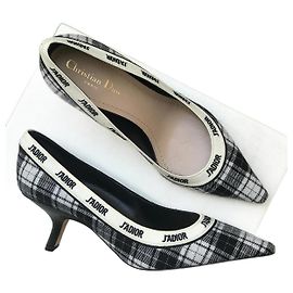 DIOR  Heels T.eu 39.5 cloth Black