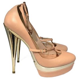 ELIE SAAB  Heels T.eu 38.5 Leather Pink