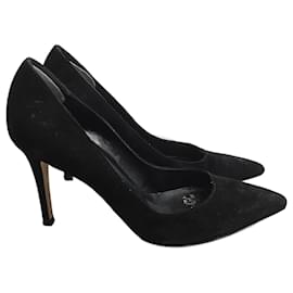 Gianvito Rossi-GIANVITO ROSSI  Heels T.eu 37 Suede-Black