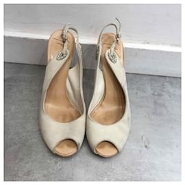 Giuseppe Zanotti-GIUSEPPE ZANOTTI  Heels T.eu 38 Suede-Beige