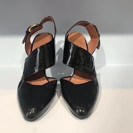 Giuseppe Zanotti-GIUSEPPE ZANOTTI  Heels T.eu 38.5 Patent leather-Black