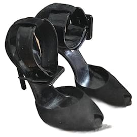 Saint Laurent-SAINT LAURENT  Heels T.eu 38 Suede-Black