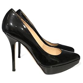 Yves Saint Laurent-YVES SAINT LAURENT  Heels T.eu 38.5 Patent leather-Black