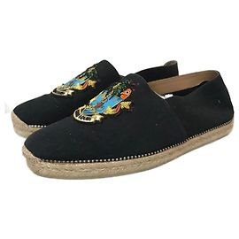 CHRISTIAN LOUBOUTIN  Espadrilles T.eu 40 cloth Navy blue