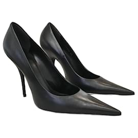 Balenciaga-BALENCIAGA  Heels T.eu 39 Leather-Black