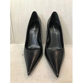 Balenciaga-BALENCIAGA  Heels T.eu 39 Leather-Black