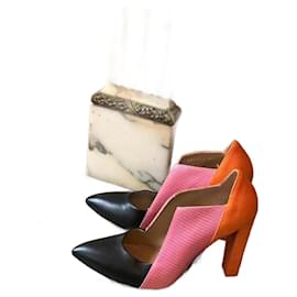 Balenciaga-BALENCIAGA  Heels T.eu 37.5 Leather-Pink