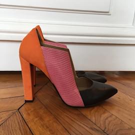 Balenciaga-BALENCIAGA  Heels T.eu 37.5 Leather-Pink