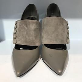 Balmain-BALMAIN  Heels T.eu 40 Leather-Grey