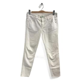Stella Mc Cartney-STELLA MCCARTNEY Jeans T.US 27 cotton-Bianco