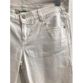 Stella Mc Cartney-STELLA MCCARTNEY  Jeans T.US 27 cotton-White