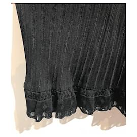 Alaïa-ALAIA  Skirts T.International L Viscose-Black