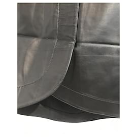 Balenciaga-BALENCIAGA  Skirts T.International S Leather-Black