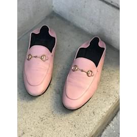 Gucci-GUCCI  Flats T.eu 40.5 Leather-Pink